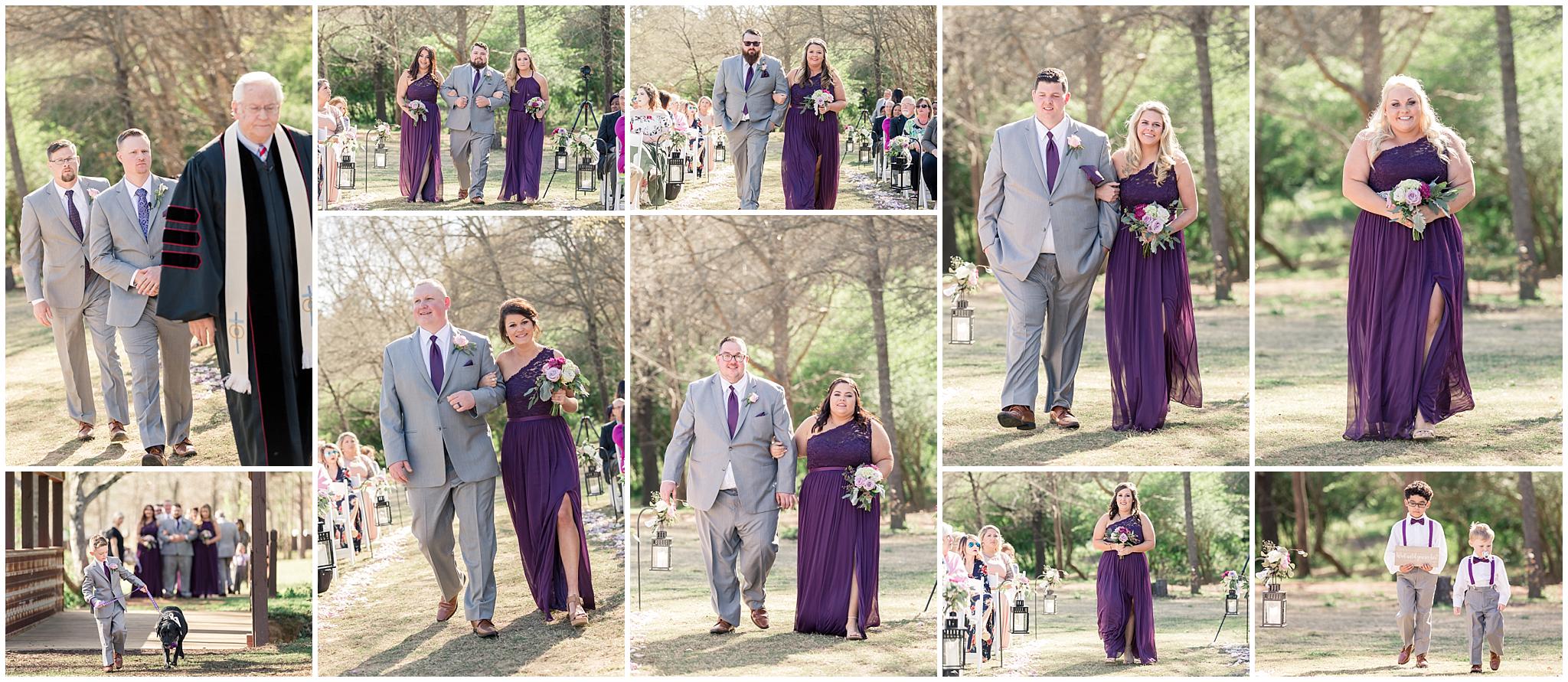9 oaks farm wedding ceremony pictures arbor purple flowers_0004.jpg