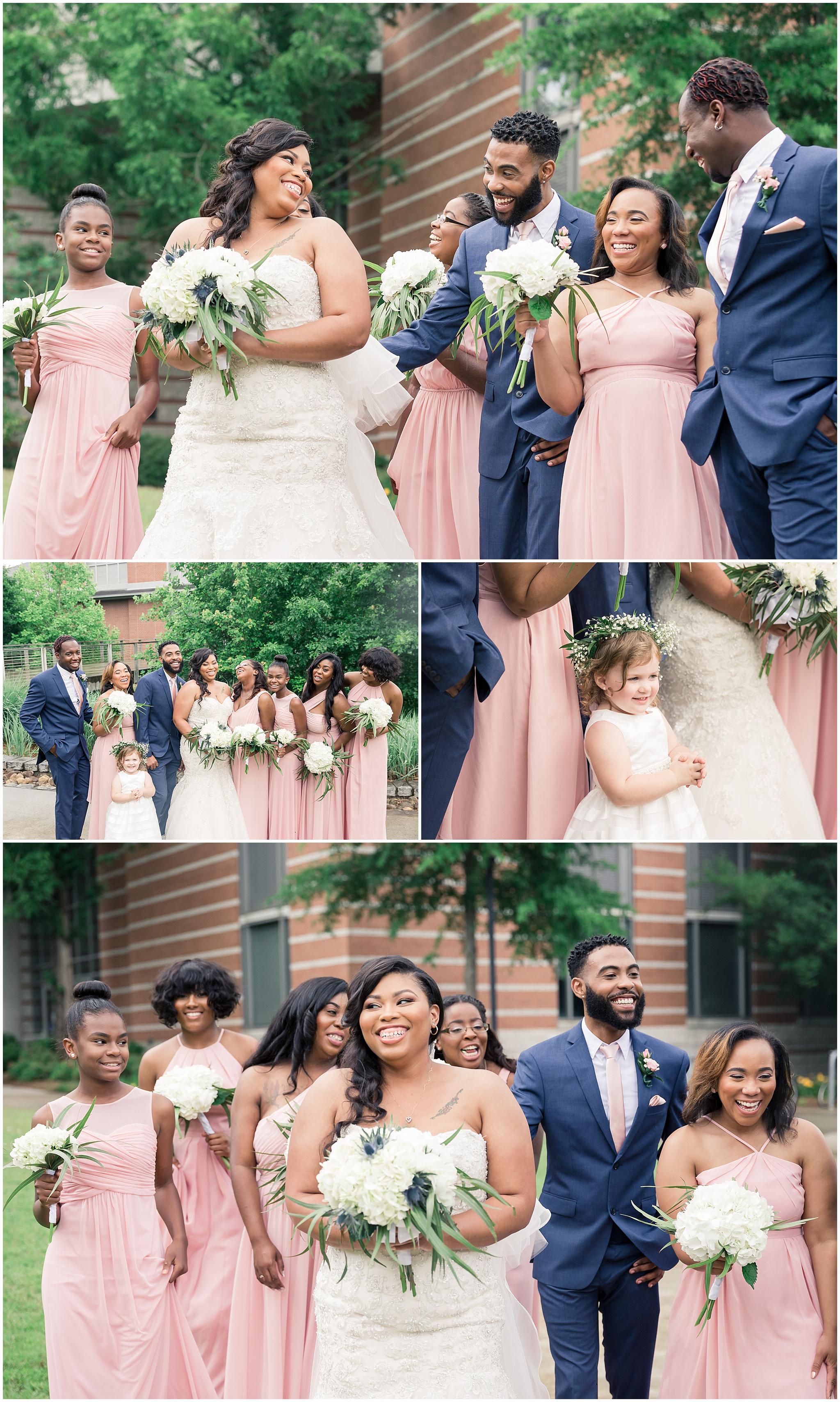 georgia museum of art bridal party pictures