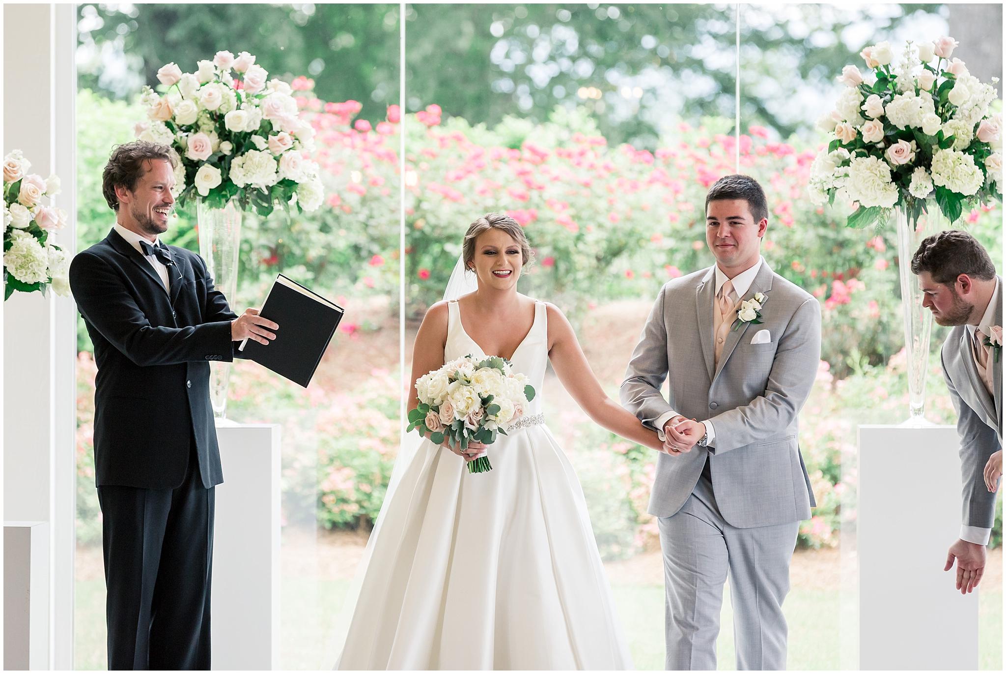 Tate House Wedding Ceremony Pictures