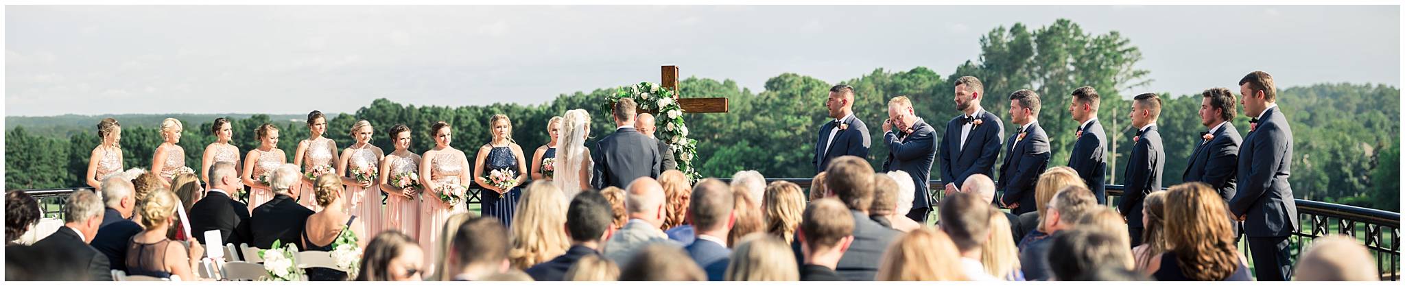 st. ives country club wedding ceremony pictures outdoor