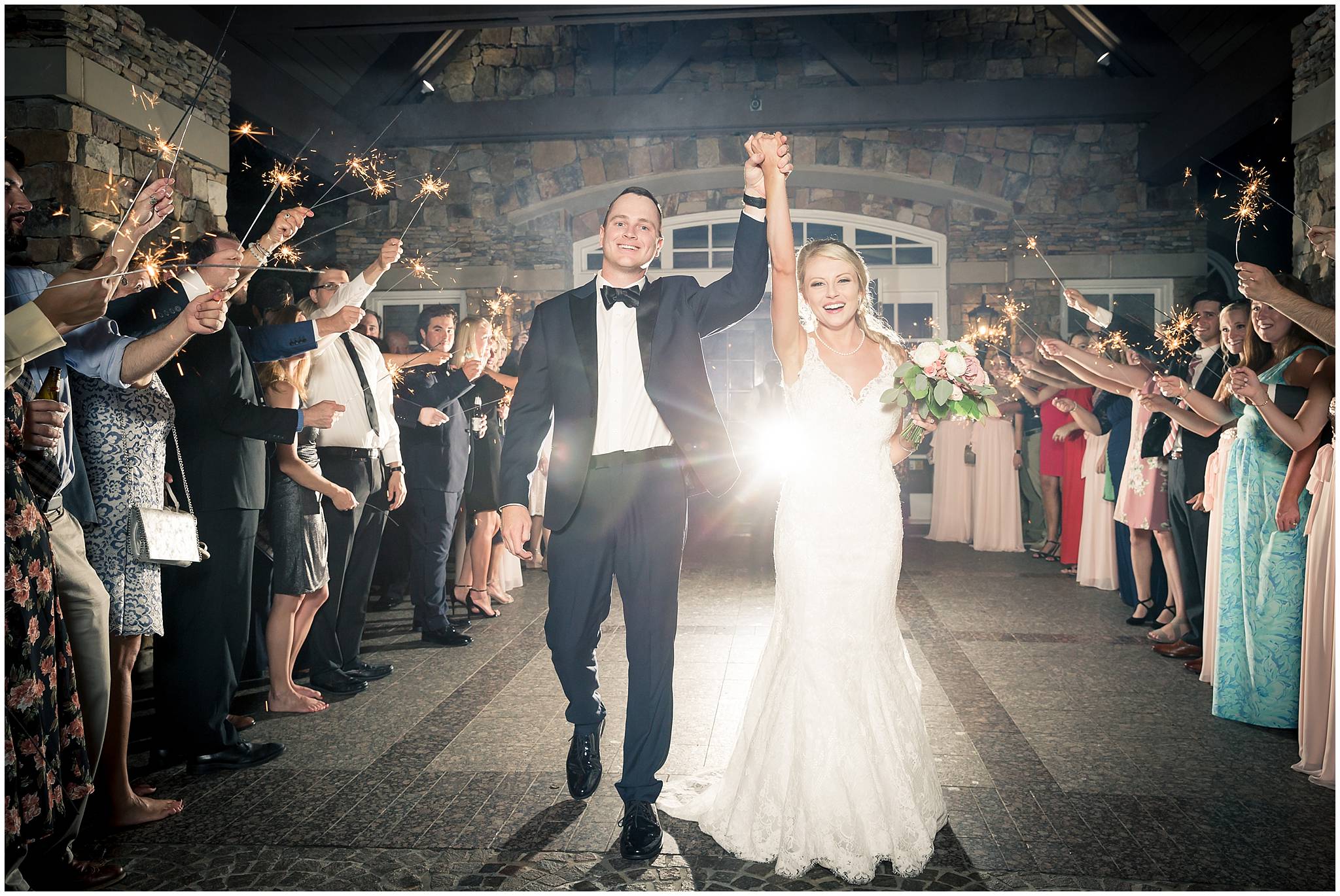 st. ives country club wedding sparkler exit pictures photo shot