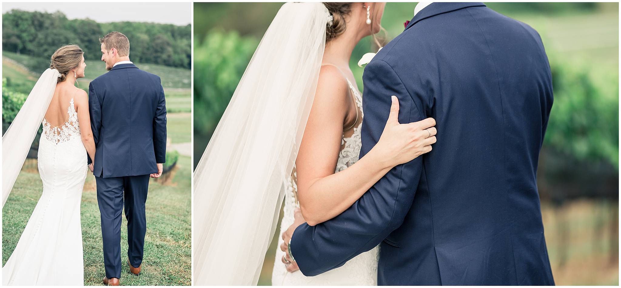 yonah mountain vineyard wedding pictures bride and groom portraits