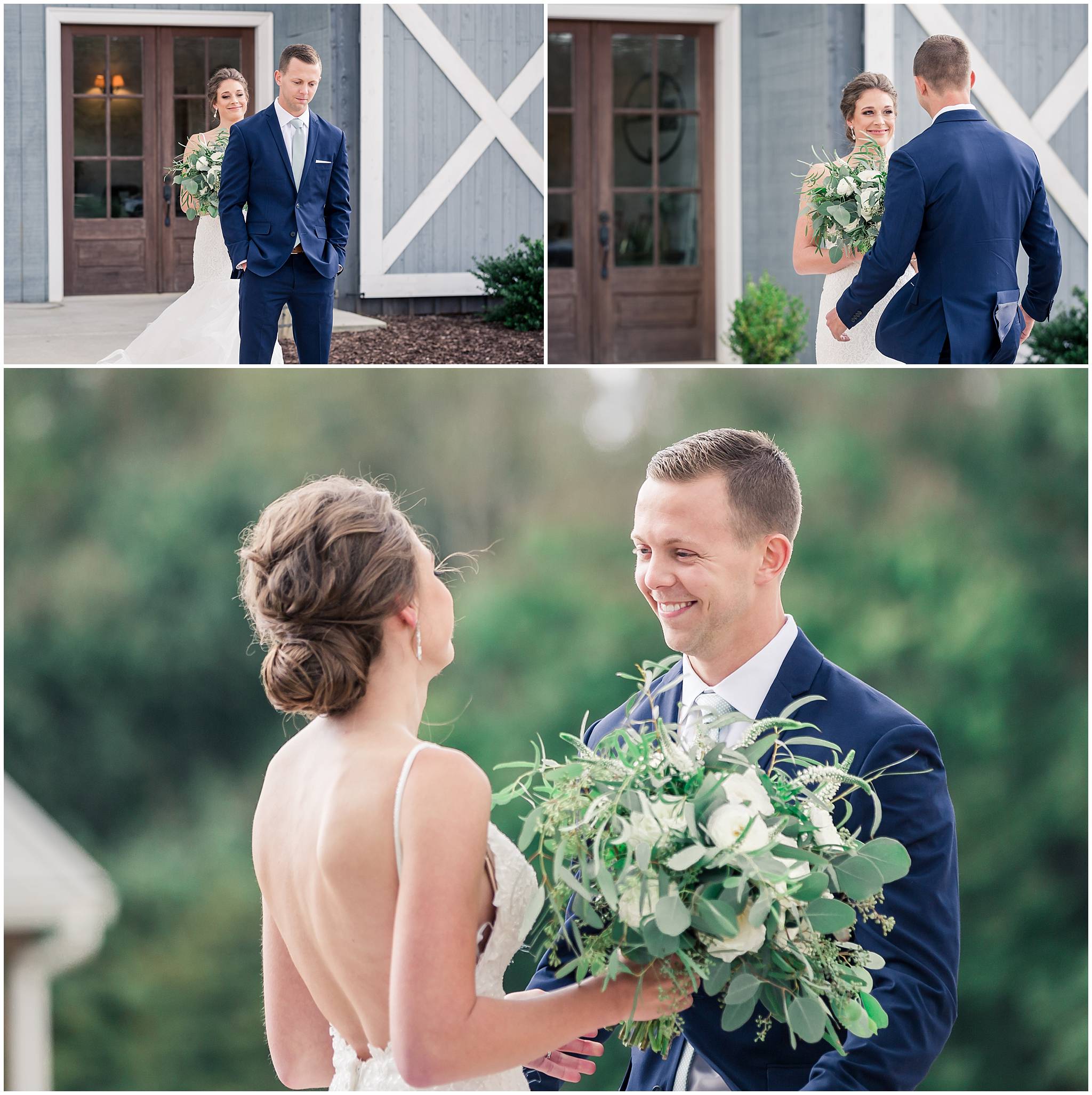 Grant hill farms wedding first look pictures