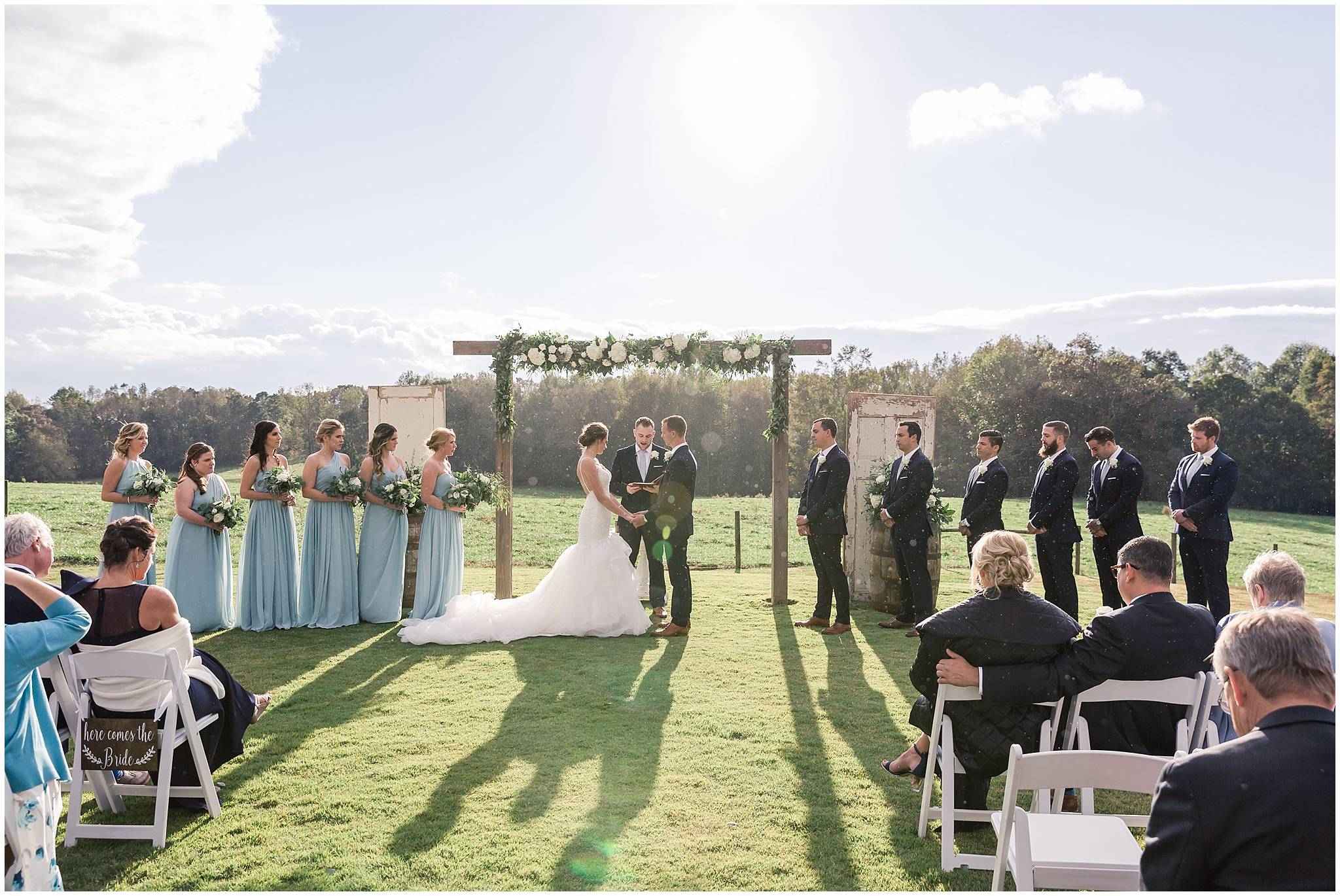 grant hill farms wedding ceremony pictures