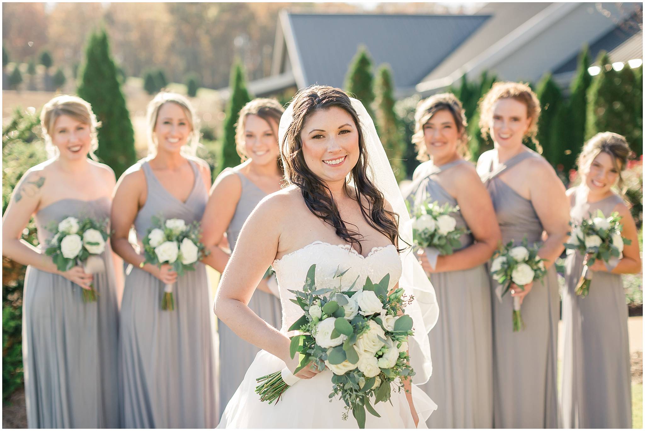 Yonah Mountain Vineyards Pictures Photographers Bridesmaids Bridal Party