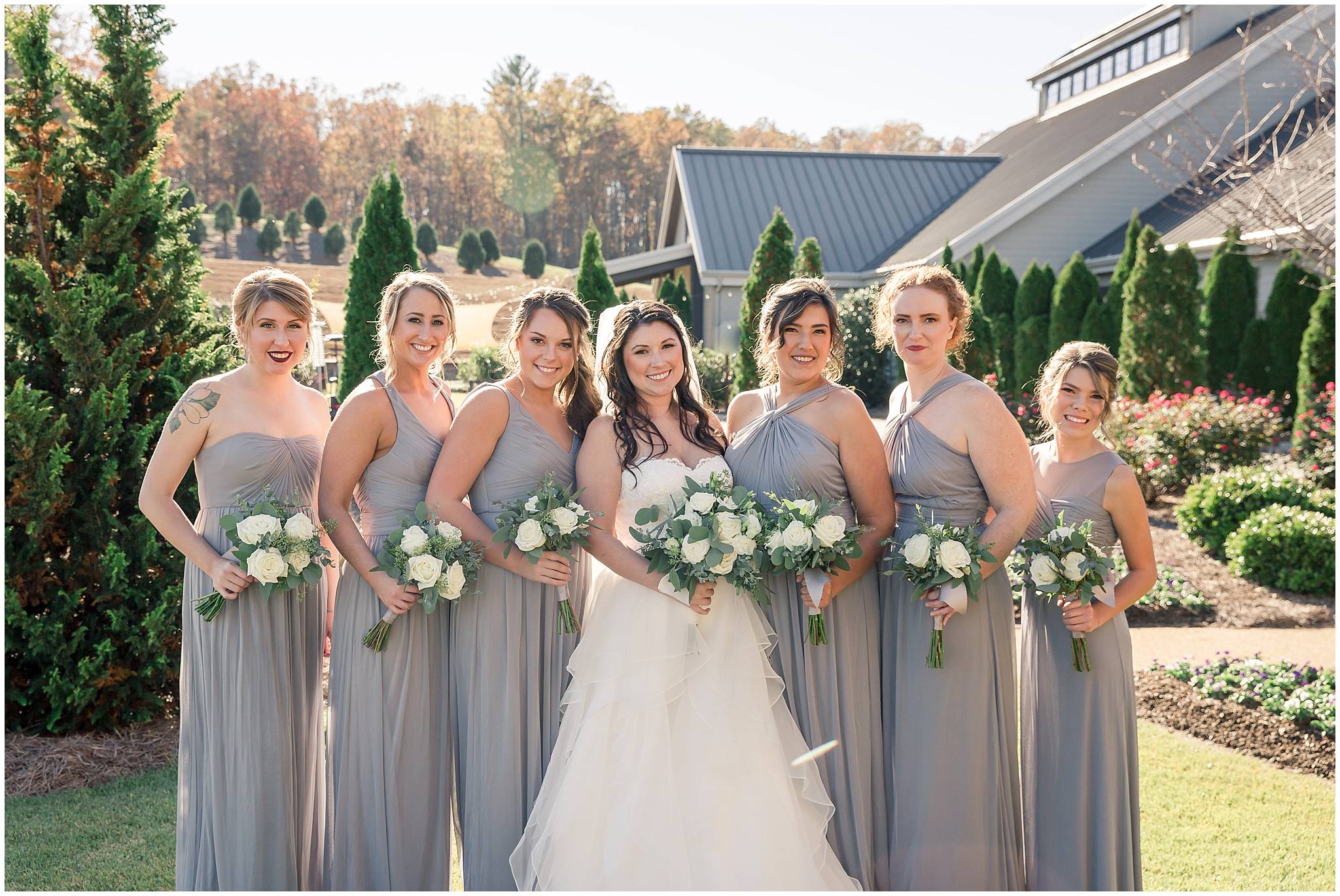 Yonah Mountain Vineyards Pictures Photographers Bridesmaids Bridal Party