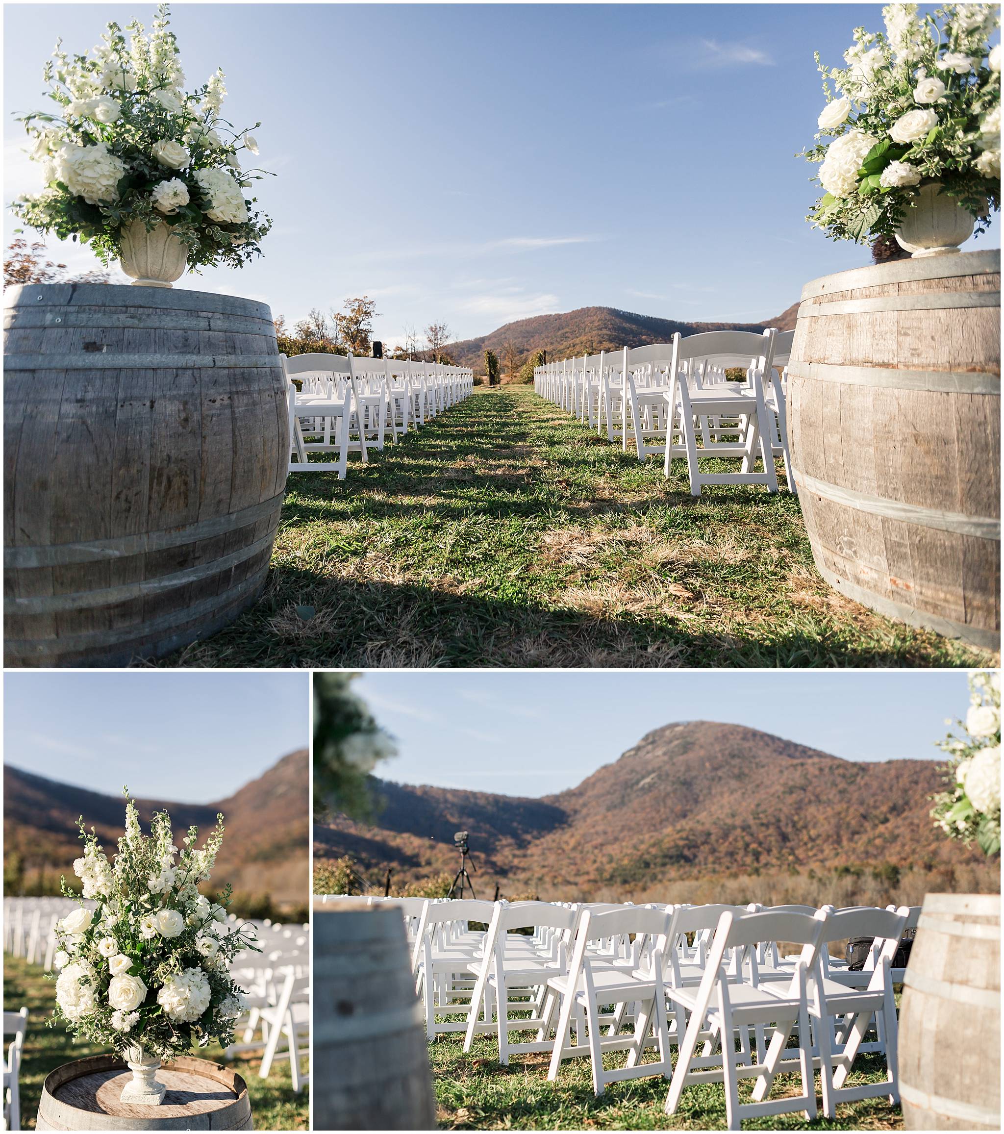 Yonah Mountain Vineyards Ceremony Pictures photographers cleveland, ga