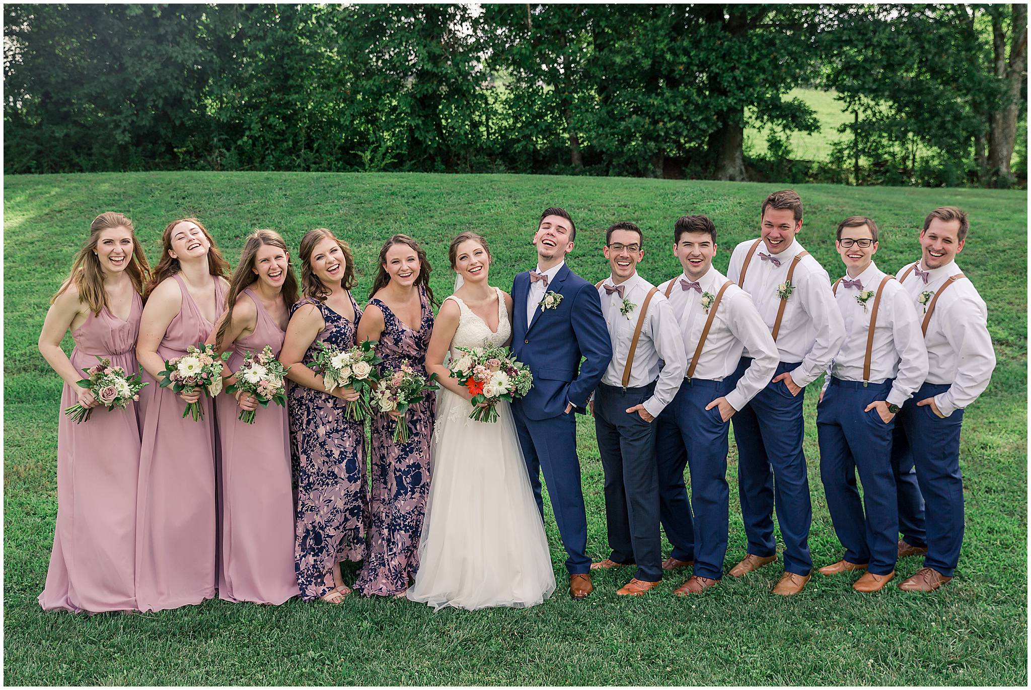Copey Creek Wedding Party Pictures