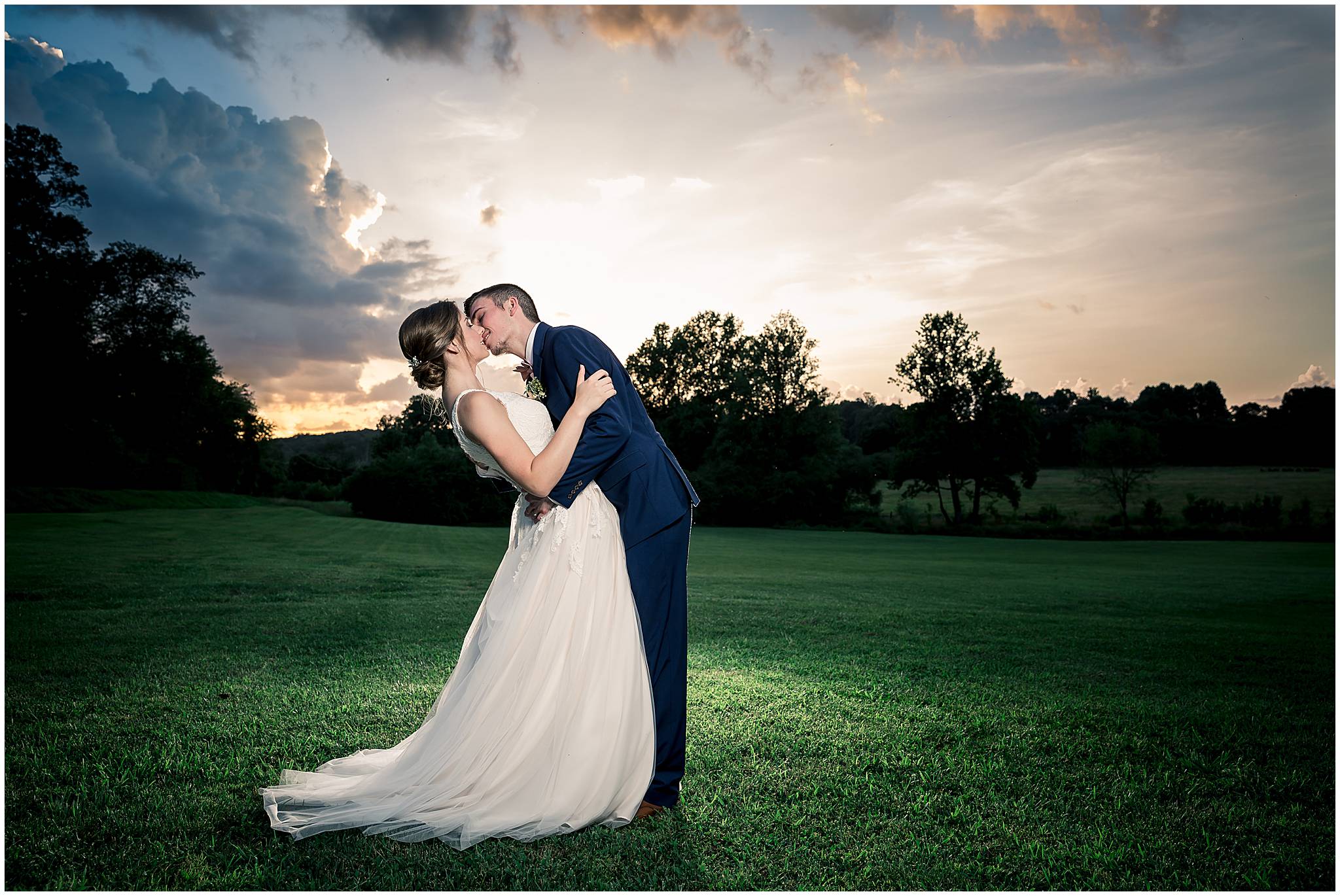 Copey Creek Farm Wedding Sparkler Exit Pictures