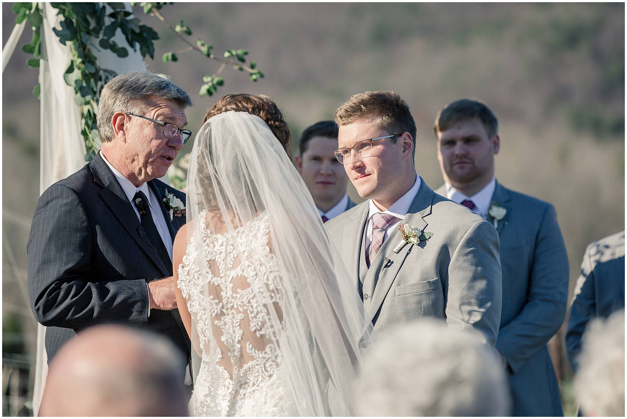 wedding ceremony Pictures at Yonah Mountain Vineyard